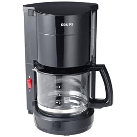 Krups 183-42 ProCafe 4-Cup Coffeemaker, Black