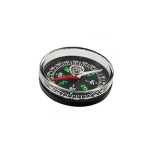 Usongs Small Round Compass For Outdoor Camping Hiking Traveling
