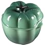 Le Creuset Stoneware 12.8 Ounce Petite Bell Pepper Casserole, Jade