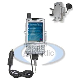 T-Mobile iPAQ h6315 / h 6315 Powered Windshield Car / Auto Mount PDA Holder - Gomadic Brand