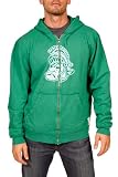 NCAA Men's Green Michigan State Spartans Zip Hoodie
