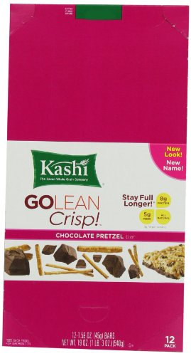 Kashi GOLEAN Bar Crunchy! Chocolate Pretzel, 12 -1.59-Ounce Bars