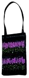 Nicole Miller Universal Cell Phone Carry Case with Shoulder Strap, Black
