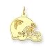 14K Atlanta Falcons Logo Medium Flat Helmet Charm