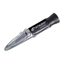 Atago 2343 MASTER-4M Hand-Held Refractometer, Manual Temperature Compensation, Brix 45.0 to 82.0%