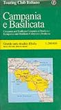 Books : Campania and Basilicata (Naples, Potenza, Bari) (Regional Maps)