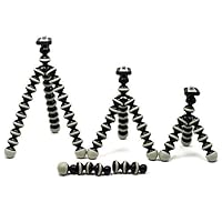 Grey Custom Adjustable Tripod for Canon PowerShot Nikon Coolpix, Sony etc. Digital Cameras and Camera Accessories: models Canon PowerShot S90, S95, SD1200IS, SD1300IS, SD1400IS, A3100, Canon PowerShot SX200IS, Canon PowerShot D10, SD890IS, SD780IS + Screen Protector + Live * Laugh * Love Vangoddy Wrist Band