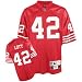 San Francisco 49ers Ronnie Lott Team Color Premiere Throwback Jersey - Large
