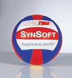 Set of 10 - SynSoft Floating Bladder Volleyball - Red, White And Blue
