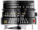 Leica 35mm f/2.5 SUMMARIT-M Wide Angle Standard Manual Focus Lens for M System Black - USA