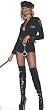 Police Sergeant Sexy Cop Adult 5 Piece Theatre Costumes Small-Medium