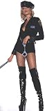 Police Sergeant Sexy Cop Adult 5 Piece Theatre Costumes Small-Medium