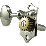 Grover H97-18N Sta-Tite Tuners, 18:1 Gear Ratio, 3-Per-Side, Horizontal, Nickel