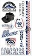 Colorado Rockies Temporary Tattoos - SET OF 6 - Sports Merchandise