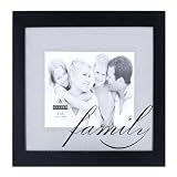Review Malden 4130-46 / Family Glass Floater Picture Frame Black 4x6