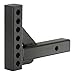 CURT 17100 Replacement Weight Distribution Hitch Shank, 2-Inch Receiver, 2-In Drop, 6-Inch Rise, CARBIDE BLACK POWDER COAT