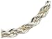 14k Yellow Gold and Sterling Silver 4mm French Rope Necklace, 18
