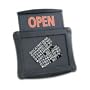 QRT993 - Open/Closed Sign w/Double-Side Magnetic Message Board
