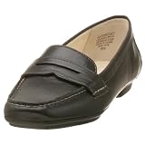 AK Anne Klein Women's Ringgo,Black Leather,5.5 M
