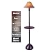 Olympia Oasis Floor Lamp - Merlot Finish Image