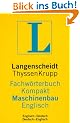 Langenscheidt Fachw�rterbuch Kompakt Maschinenbau, Englisch