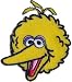 Sesame Street Cartoon Patch - 2.75" Big Bird Face Head