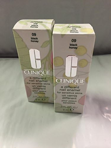 Clinique A different nail enamel- 09 Black Honey (Set of 2)