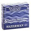 Waterman Mini Lady Cartridges Black-6/Box
