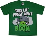 Angry Birds: This Lil Piggy Went Boom Youth T Shirt