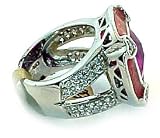 Charles Winston Pink CZ and Sterling Ring
