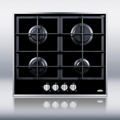 4-Burner Gas-on-Glass Cooktop