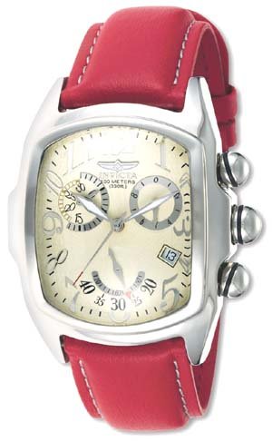 Invicta Watches, Invicta Lupah Dragon Lupah Ivory w/ Red Strap 2096, Womens Watches, Womens Invicta Watches