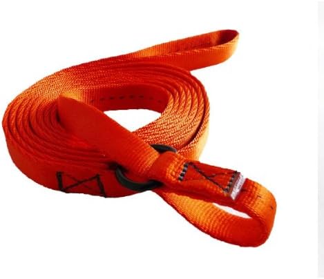 White Pine 9/16" Soft Web Slip 6' Lead Flame Orange