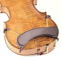 Comfort Shoulder Cradle 4/4 Violin Black & Gold Plastic Base Tall Shoulder Rest