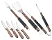 Kitchen & Housewares : Mr. Bar-B-Q 7-Piece Rubber/Finger Grip Tool Set
