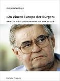 Produkt-Bild: Zu einem Europa der B&uuml;rger