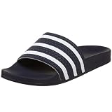 adidas Originals Men's adilette Slide,Adidas Blue/White/Adidas Blue,14 M