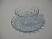 Light Blue Bubble Anchor Hocking Cup and Saucer 40,50,60's Glassware