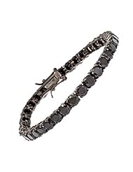 4mm Black Cz Stone Bracelet