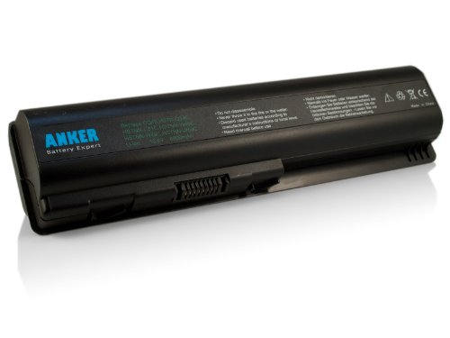 Anker  Laptop Battery for HP Compaq Presario CQ40-305AU CQ40-313AX CQ40-315AX CQ45-307TX CQ50-100;HP Pavilion DV4-1000 DV4-1100EA DV4-1102TU DV4-1102TX DV4-1225DX DV4-1435DX DV4-1548DX DV4-1465DX DV4-1551DX;DV5-1235DX DV5-1235DX DV5-1017NR;DV6-2150US DV6-1030 DV6-1000 DV6T-1000 DV6-1030US DV6-2155DX DV6-2157US DV6-1245DX DV6-1355DX DV6-1230U; G Series G60-120us G60-125nr G60-230us G60-440us G60-458dx G70-460us Fits 484170-001 ks526aa ev12 485041-001 ev06 [Li-ion 12-cell 8800mAh]
