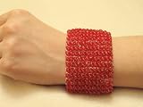 Large Bead 2 -- Beaded Bracelet 7-8  #766