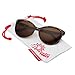 grinderPUNCH Women's Polarized Cateye Sunglasses Lentes De Sol