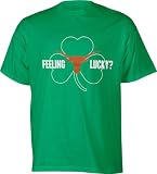 Texas Longhorns Kelly Green Feeling Lucky T-Shirt