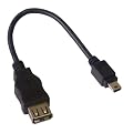 MCL Samar - USB-AF/MU5BC - C�ble adaptateur USB A femelle / mini USB B m�le - 5 broches - 20cm