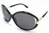 Tom Ford Sandrine TF124 Sunglasses TF-124 Black 01A Shades