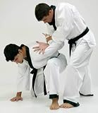 FujiMae Hapkidoanzug weiß mit Reiskornwebung 190