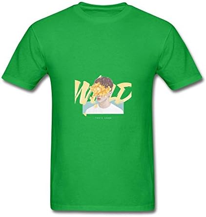 WAITINGCHEN Men's Wild Troye Sivan T-shirt Forest Green L