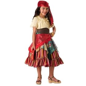 Girls Super Deluxe Fortune Teller or Gypsy Costume