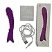 Rechargeable Vibrator - New Silence Motor Technology - Wireless Waterproof & Silicone - Strong G-Spot Stimulation - Sex Toy for Women or Couples By Linglong (Purple)