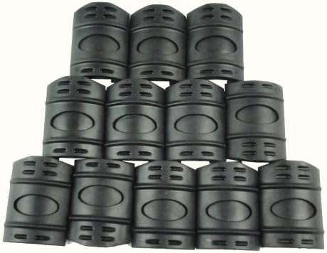 12 Rubber Weaver Rail Mount covers